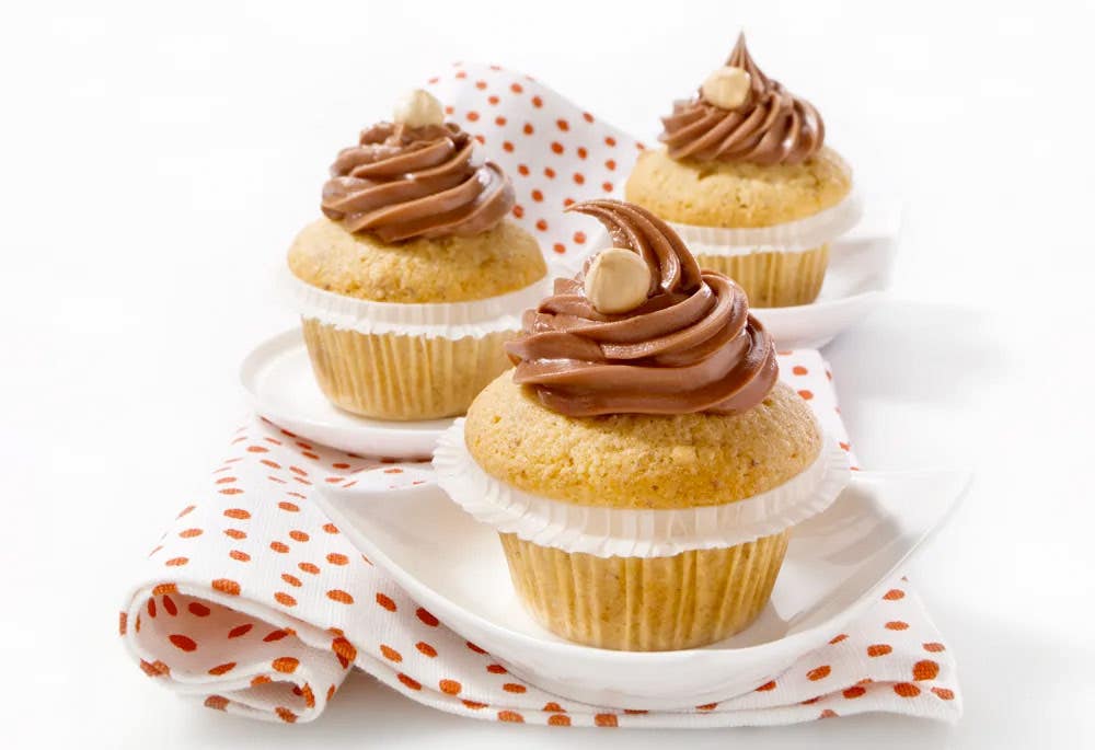 Cupcakes choco-noisette aromatisés à l'alcool