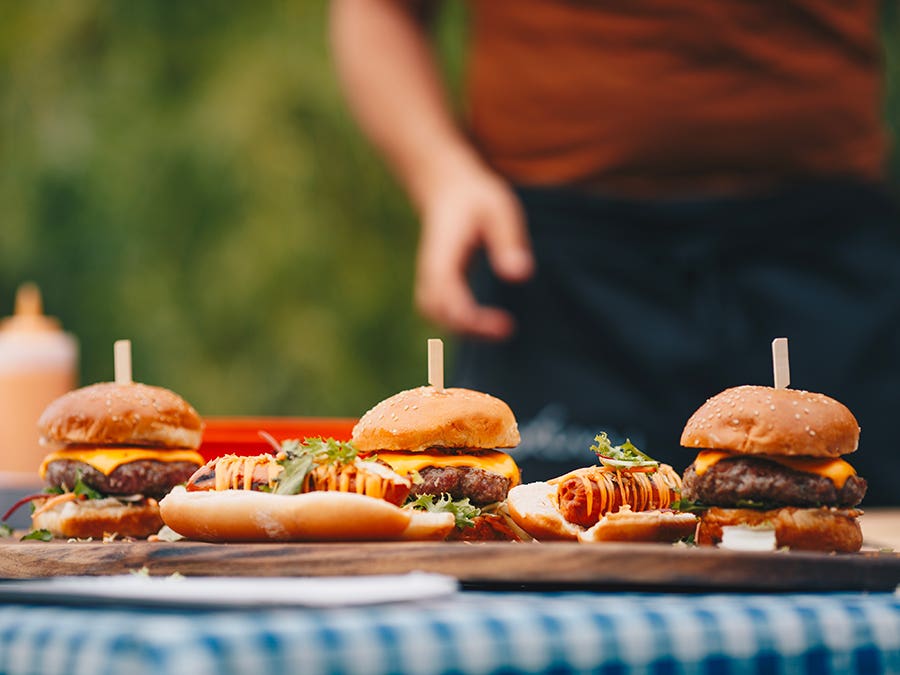 Fast food at home - burger
