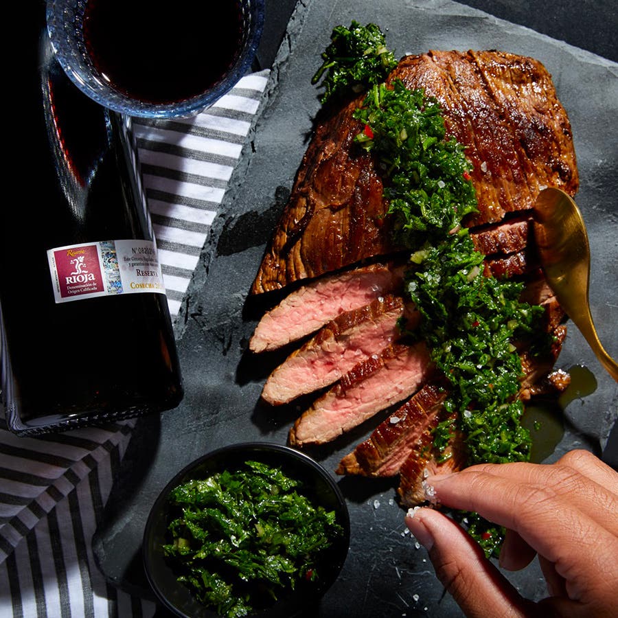 Visuel d'assiette de steack Visuel d'assiette de steack