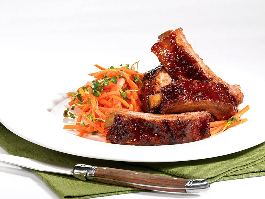 Barbecued pork ribs 