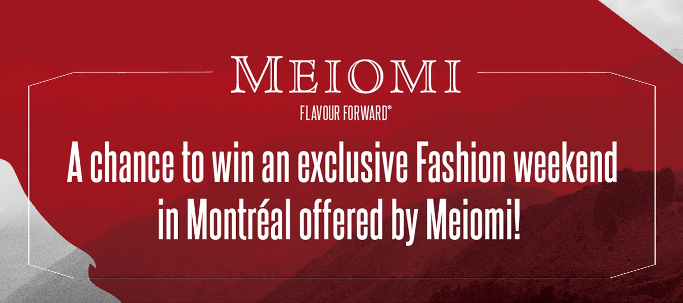 “An exclusive fashion weekend with Meiomi wines” contest “An exclusive fashion weekend with Meiomi wines” contest