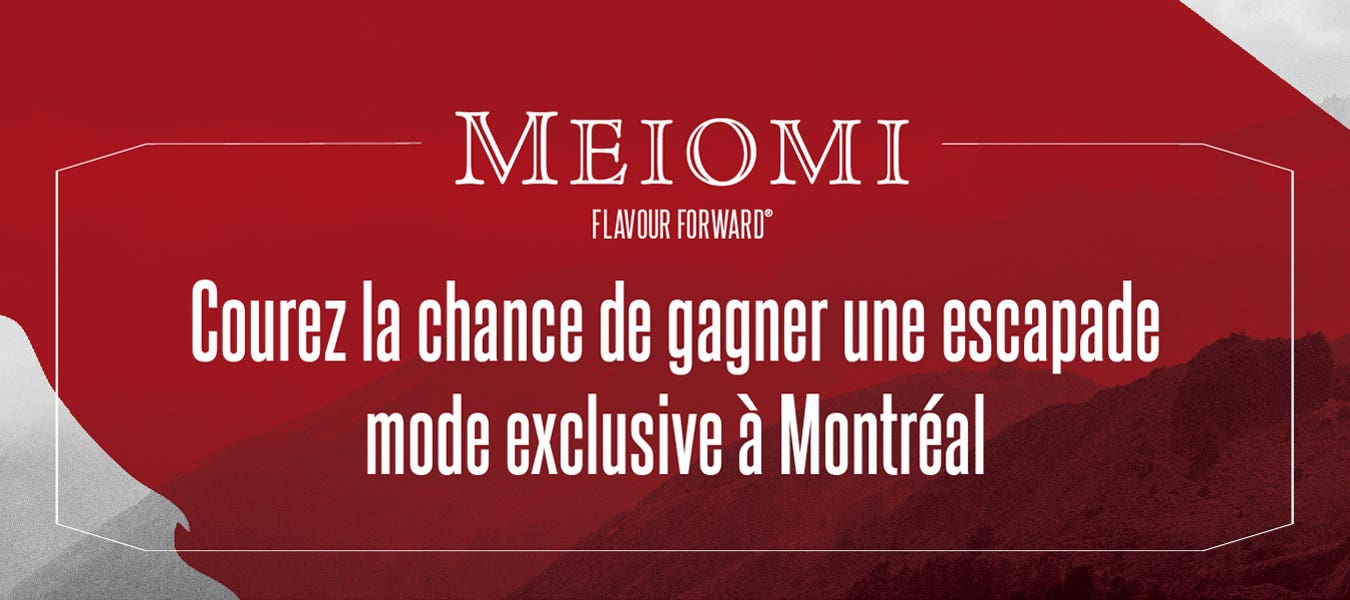 Concours « Une escapade mode exclusive avec les vins Meiomi » Concours « Une escapade mode exclusive avec les vins Meiomi »