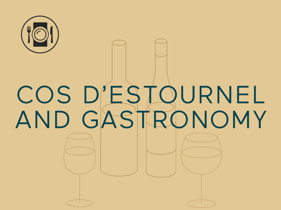 Cos d’Estournel in gastronomic harmonies