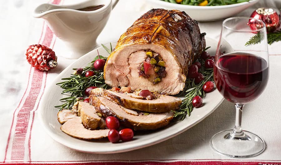 Wine and pork in perfect harmony
