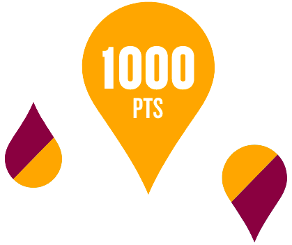 1,000 points = $1 off 1,000 points = $1 off