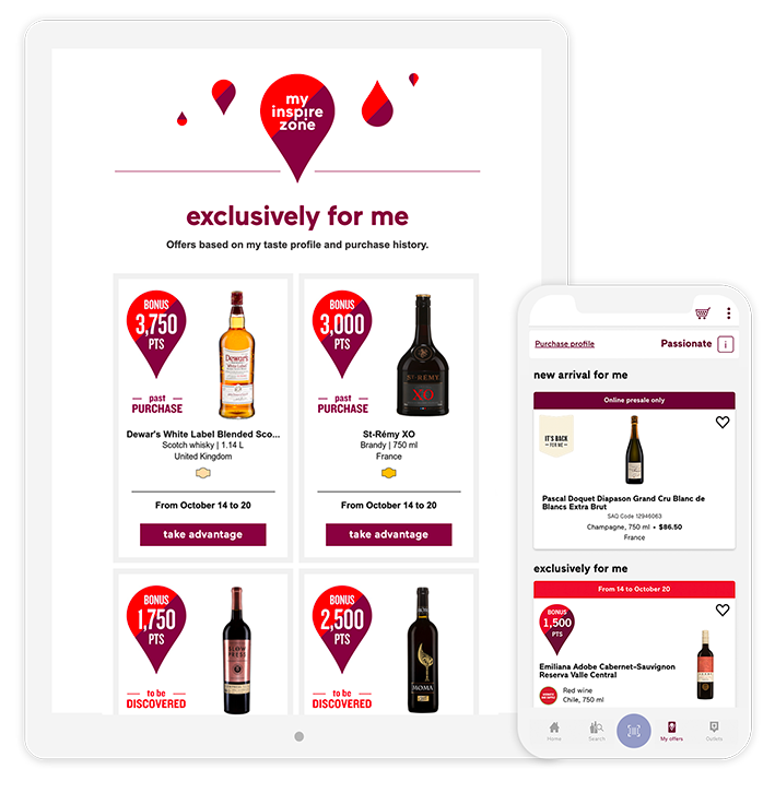 Personalized offers Personalized offers