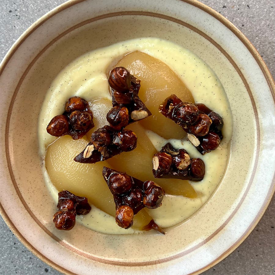 Brie au sirop d'érable, aux pommes et aux noix