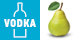 Pear-flavoured vodka