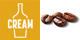 Coffee-flavoured cream Coffee-flavoured cream