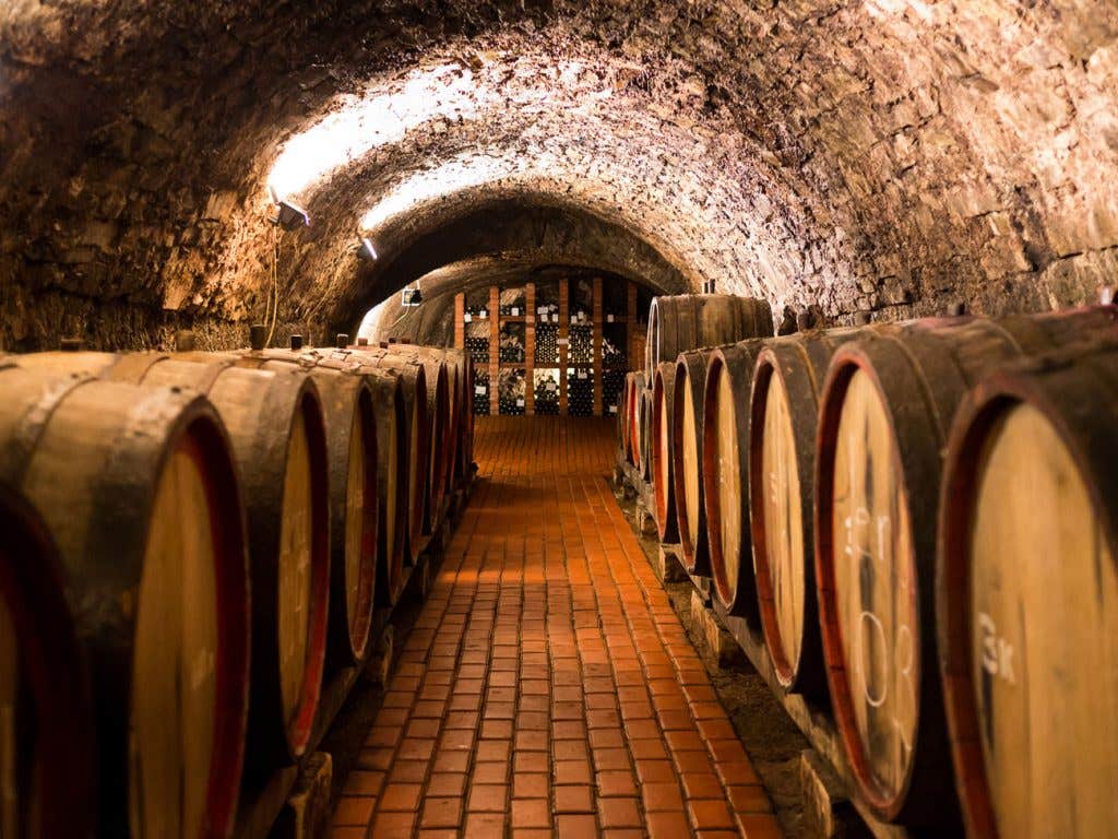 Traditional spanish wine aging