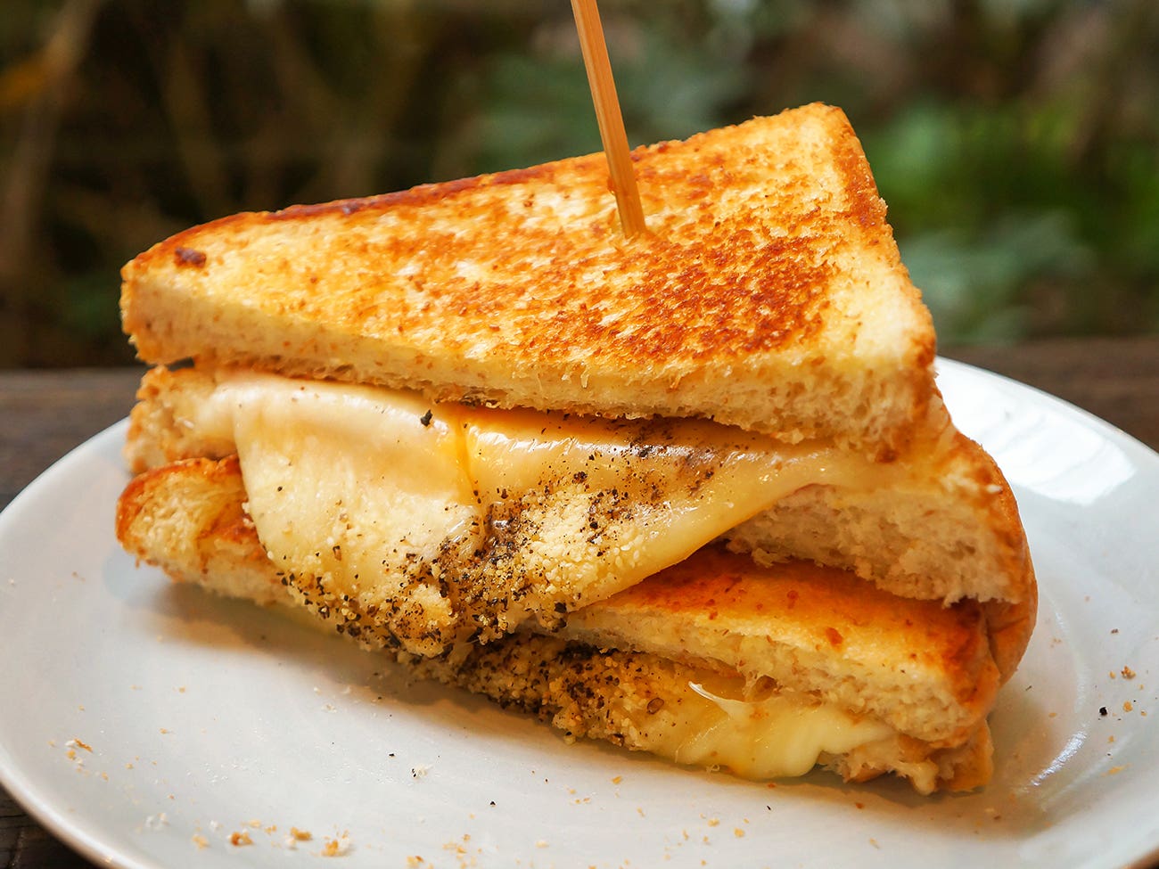 Grilled cheese et vin blanc